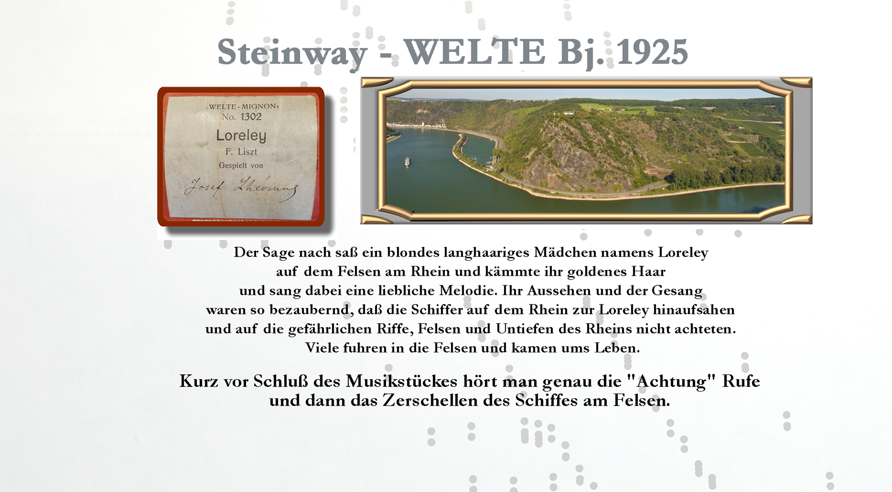 Loreley Geschichte